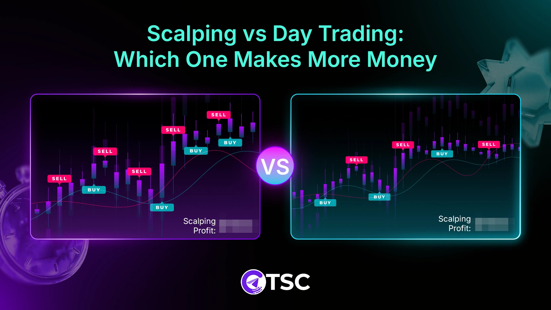 Compare scalping vs day trading to see which method delivers higher profits