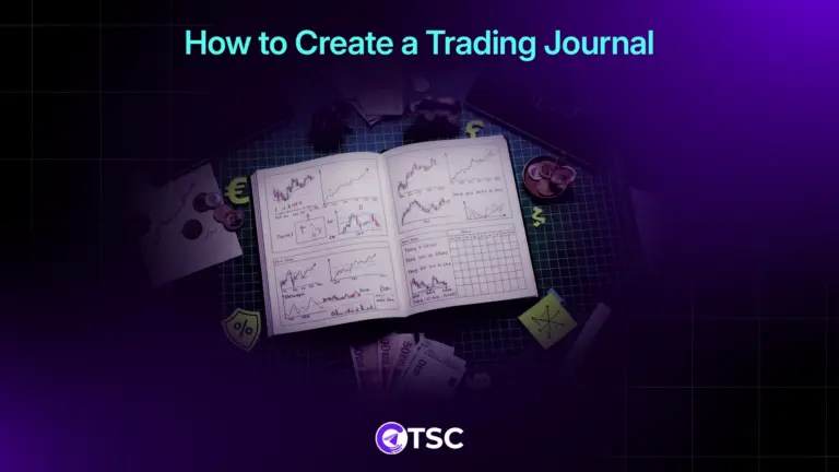 In this image, a notebook is represent trading journal of a forex trader where showing trading charts and other details