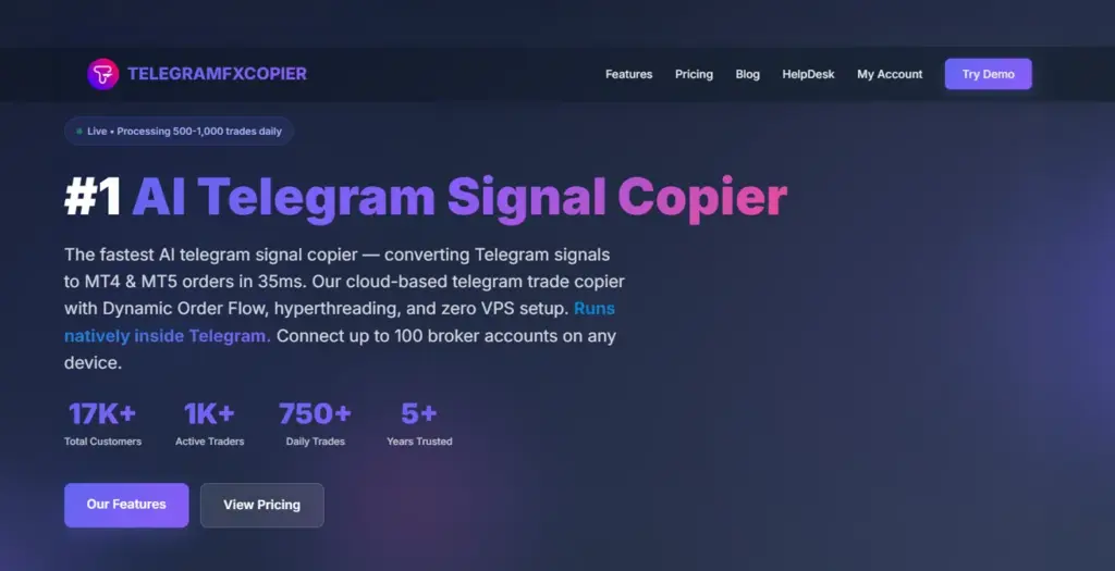 Telegram FX Copier